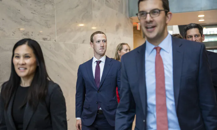 Facebook founder and CEO Mark Zuckerberg on Capitol Hill on Sept. 19, 2019. (Samuel Corum/Getty Images)