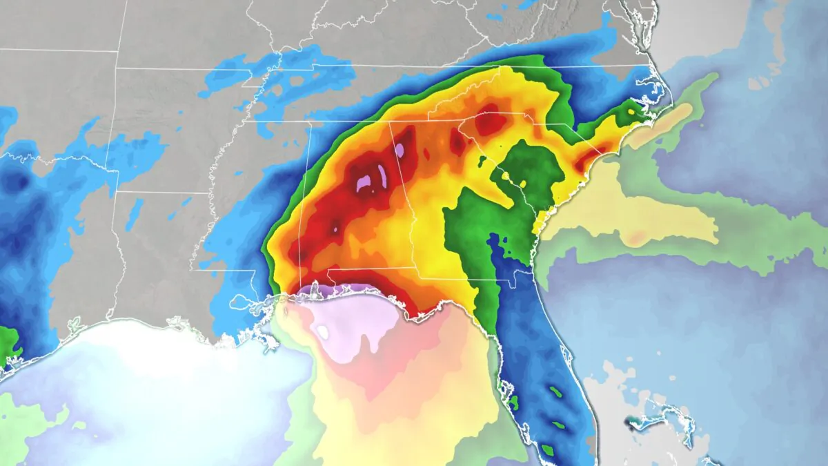 Hurricane Sally could possibly cause historic flooding "with extreme life-threatening flash flooding likely through Wednesday," the National Hurricane Center says.
(Credit: CNN)