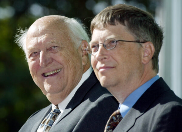 Bill Gates Sr. and Bill Gates