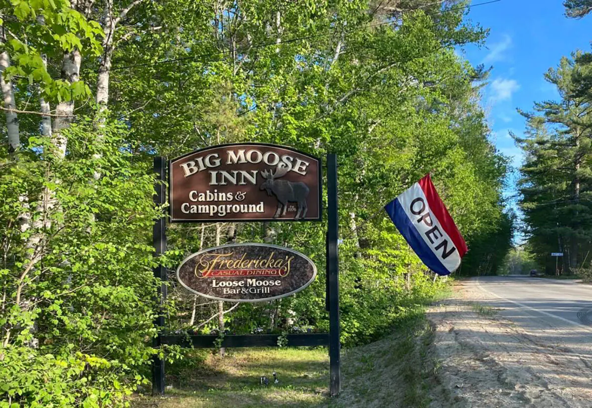 The wedding reception was held in Millinocket, Maine. on Aug. 7, 2020. (Courtesy Facebook via CNN)