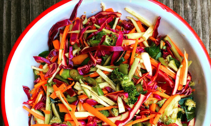 A Cool, Crunchy, Clean-Out-the-Fridge Coleslaw