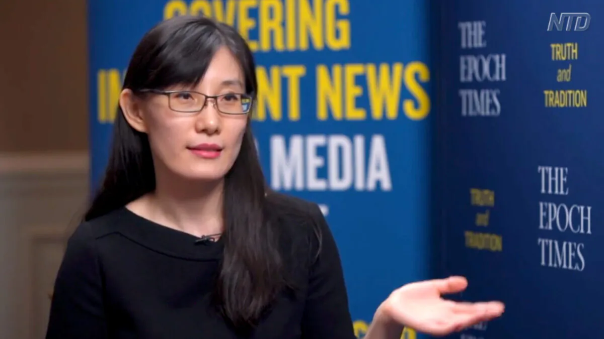 Virus whistleblower Dr. Yan Limeng. (The Epoch Times)