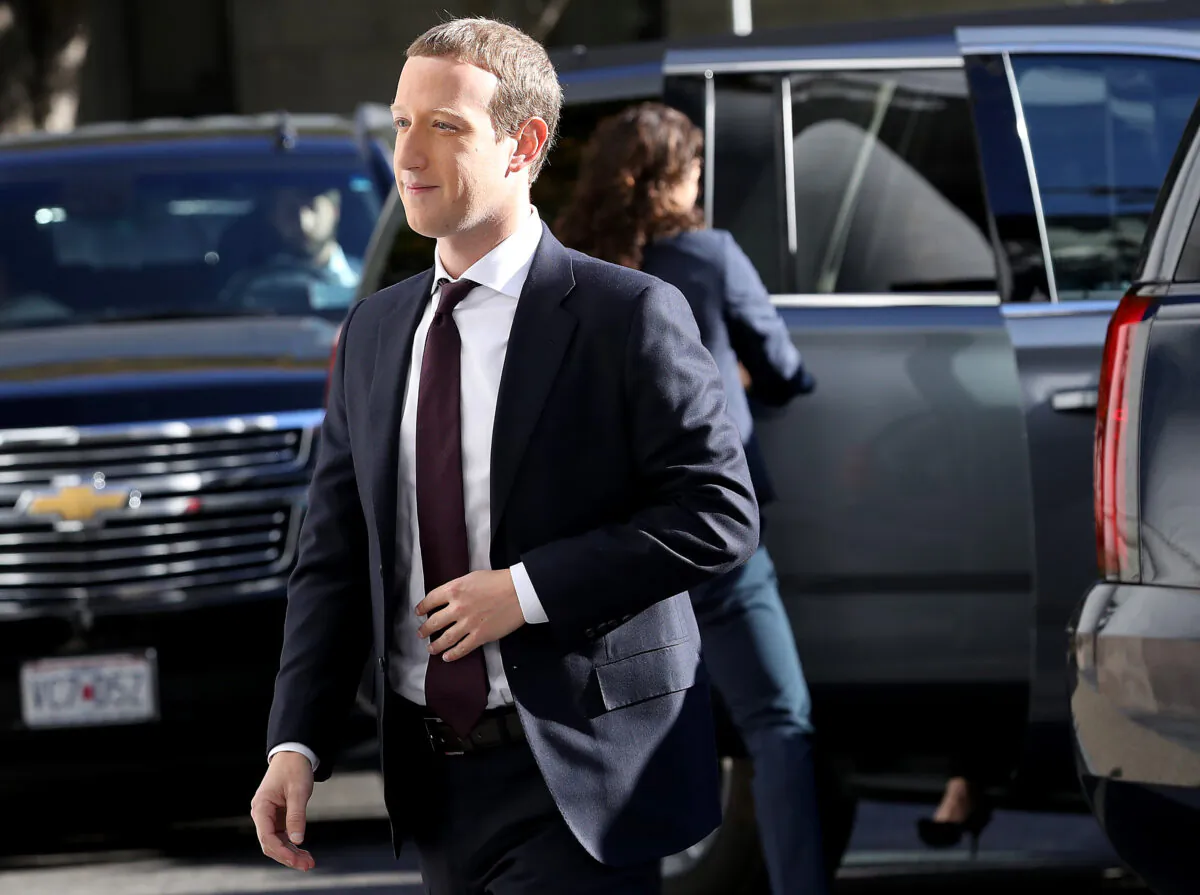 Facebook co-founder and CEO Mark Zuckerberg arrives for testimony on Capitol Hill in Washington on Oct. 23, 2019. (Win McNamee/Getty Images)