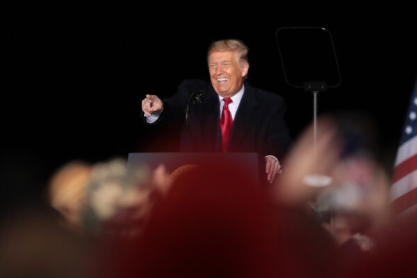 Donald Trump Holds Presidential Campaign Rally In Wisconsin