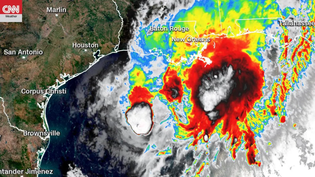 Just a few hours after Alpha was named, Tropical Storm Beta was named in the Gulf of Mexico. (CNN Weather)