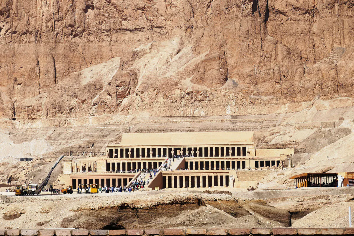 Hatshepsut, the second female pharaoh in Egypt, decided to build a funerary temple in Luxor instead of a tomb. (Courtesy of Phil Allen)