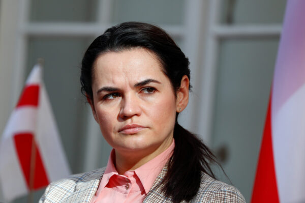 Belarusian opposition leader Sviatlana Tsikhanouskaya