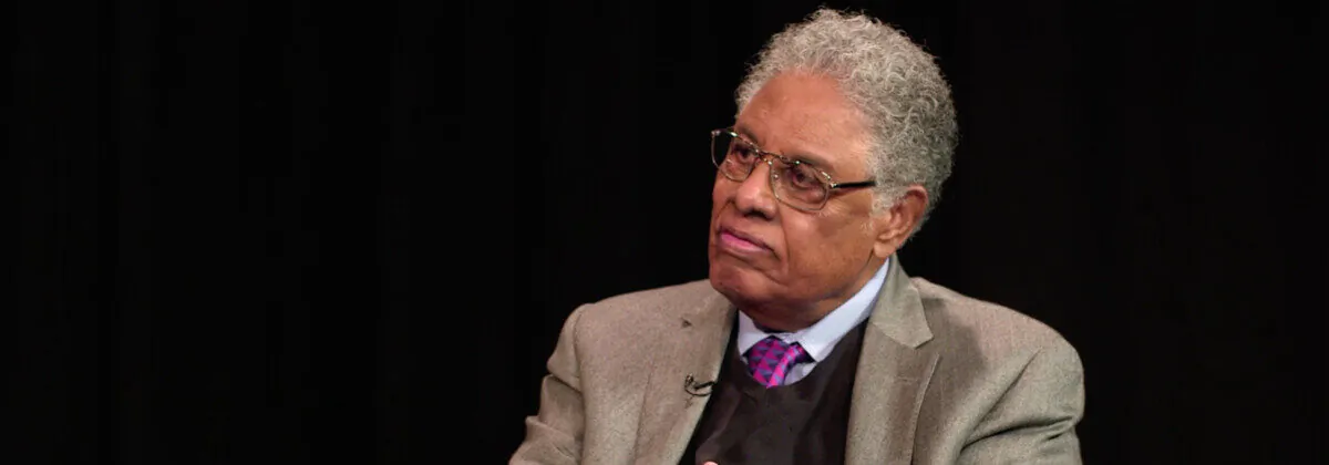 Thomas Sowell at the Hoover Institute in 2018. (Hoover Institute/YouTube)