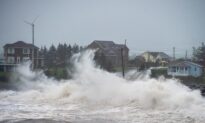 Post Tropical Storm Teddy Makes Landfall in Nova Scotia Bringing High Winds, Rain