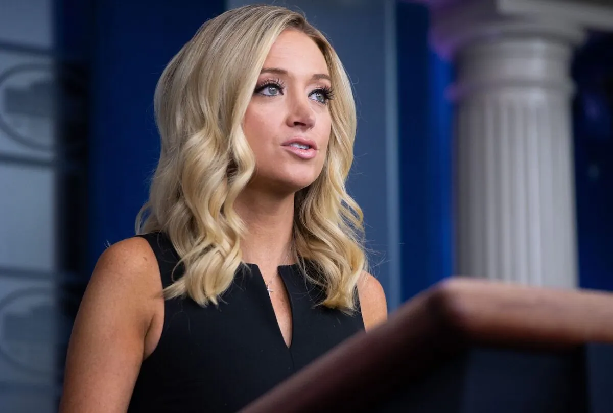 White House Press Secretary Kayleigh McEnany holds a press briefing at he White House on Sept. 22, 2020. (Saul Poeb/AFP via Getty Images)