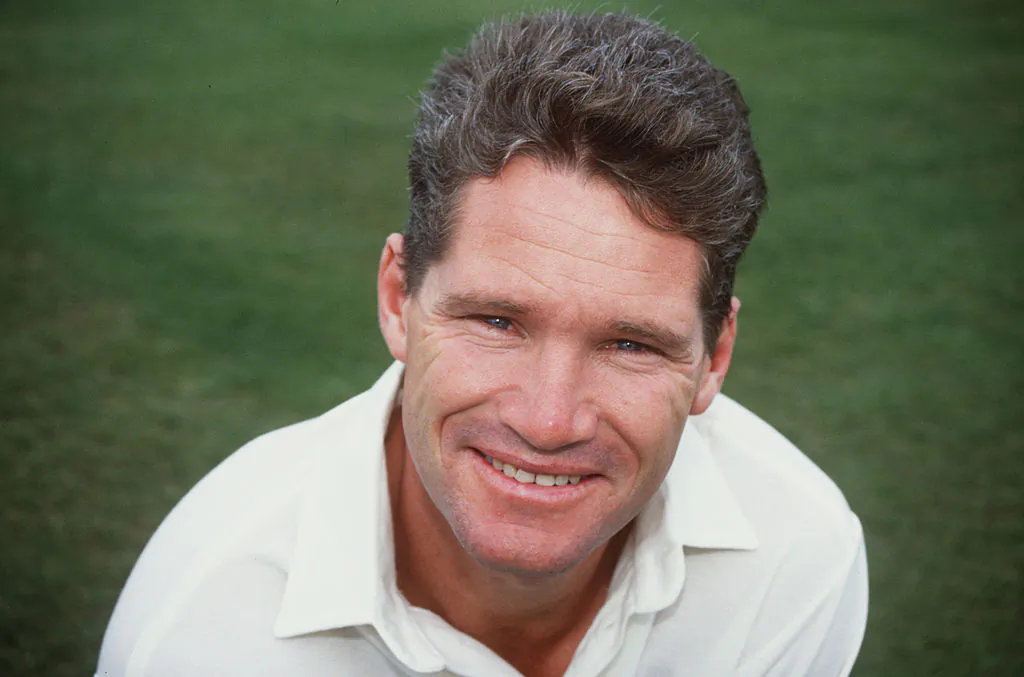 A portrait of Dean Jones the captain of Derbyshire during the Derbyshire photo-call on 17 Apr 1996. (Mark Thompson/Allsport UK)