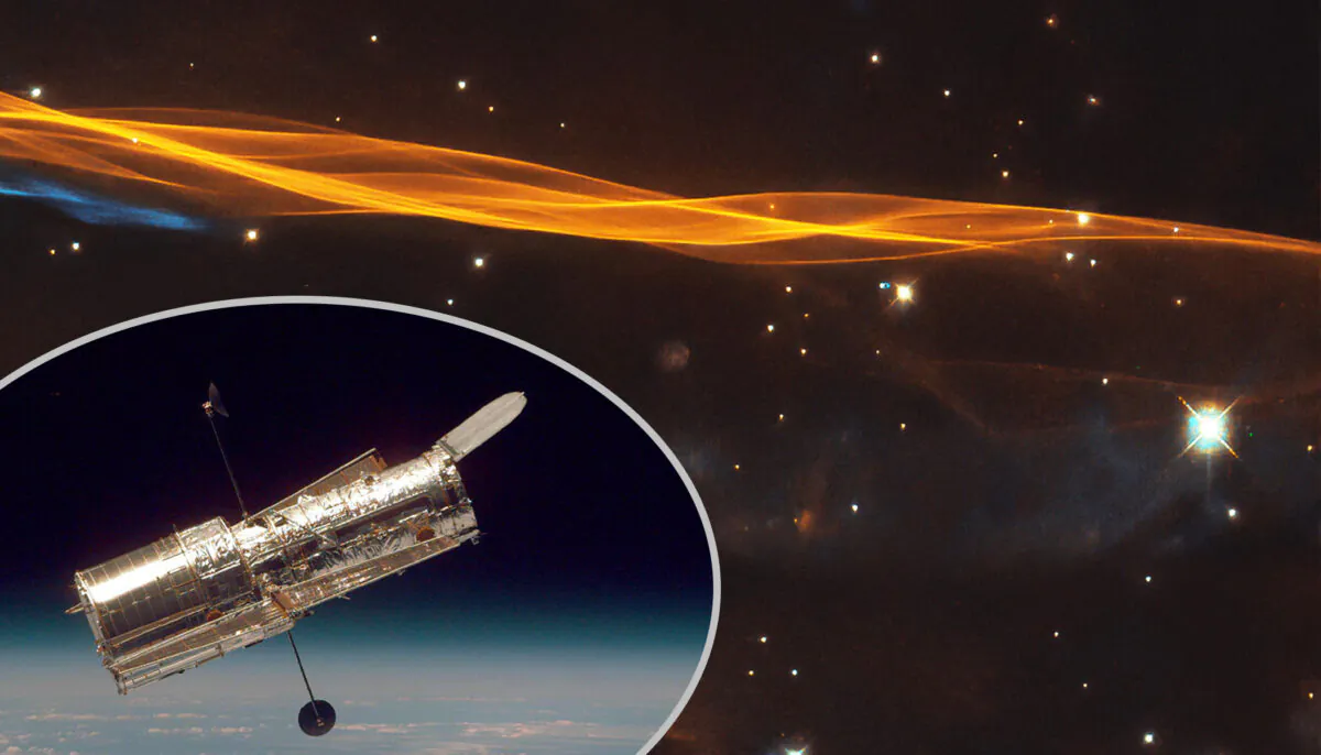 (ESA/Hubble & NASA, W. Blair; acknowledgment: Leo Shatz, Inset: NASA via Getty Images)