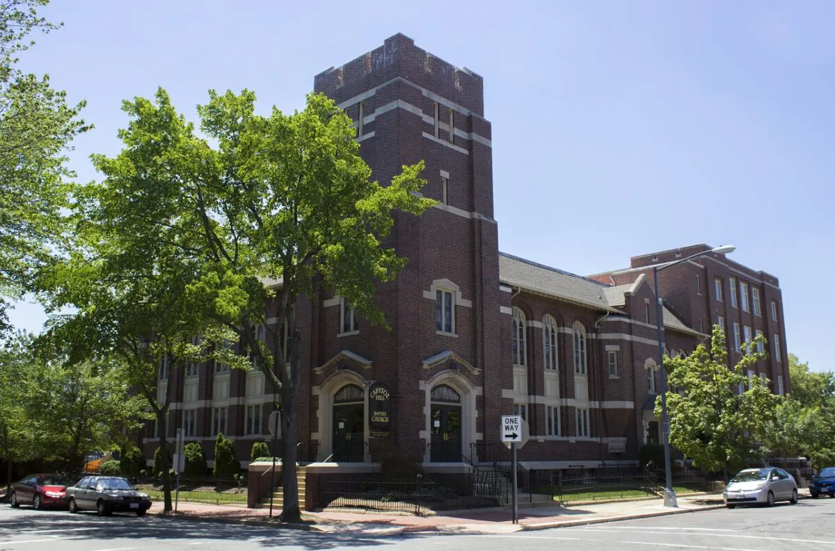 Capitol Hill Baptist Church in Washington, D.C., on July 25, 2015. (DHousch/CCO 1.0 via Wikimedia Commons)