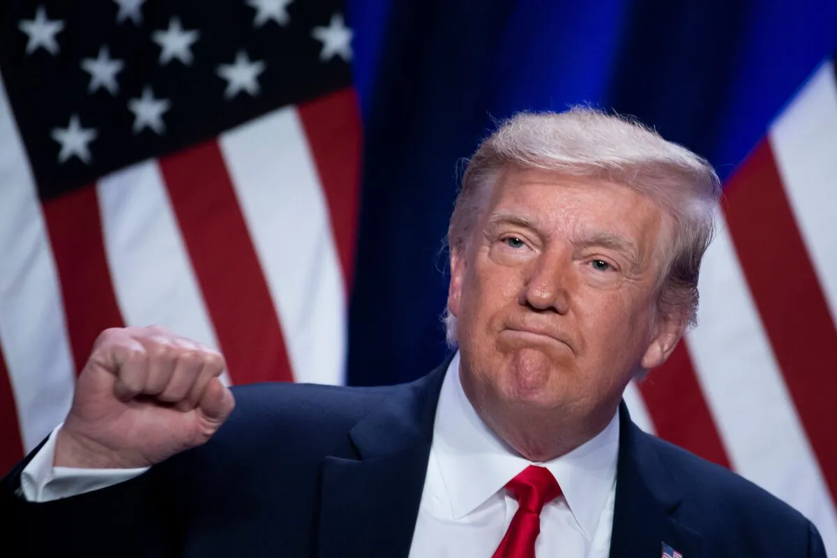  Donald Trump at a Trump Roundtable" event in Doral, Fla., on Sept. 25, 2020. (Brendan Smialowski / AFP)
