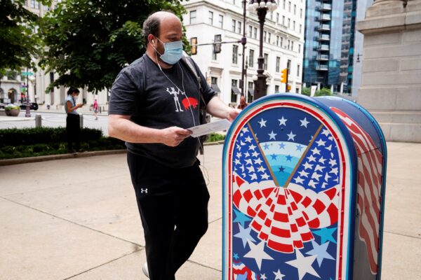 Primary election voting in Pennsylvania