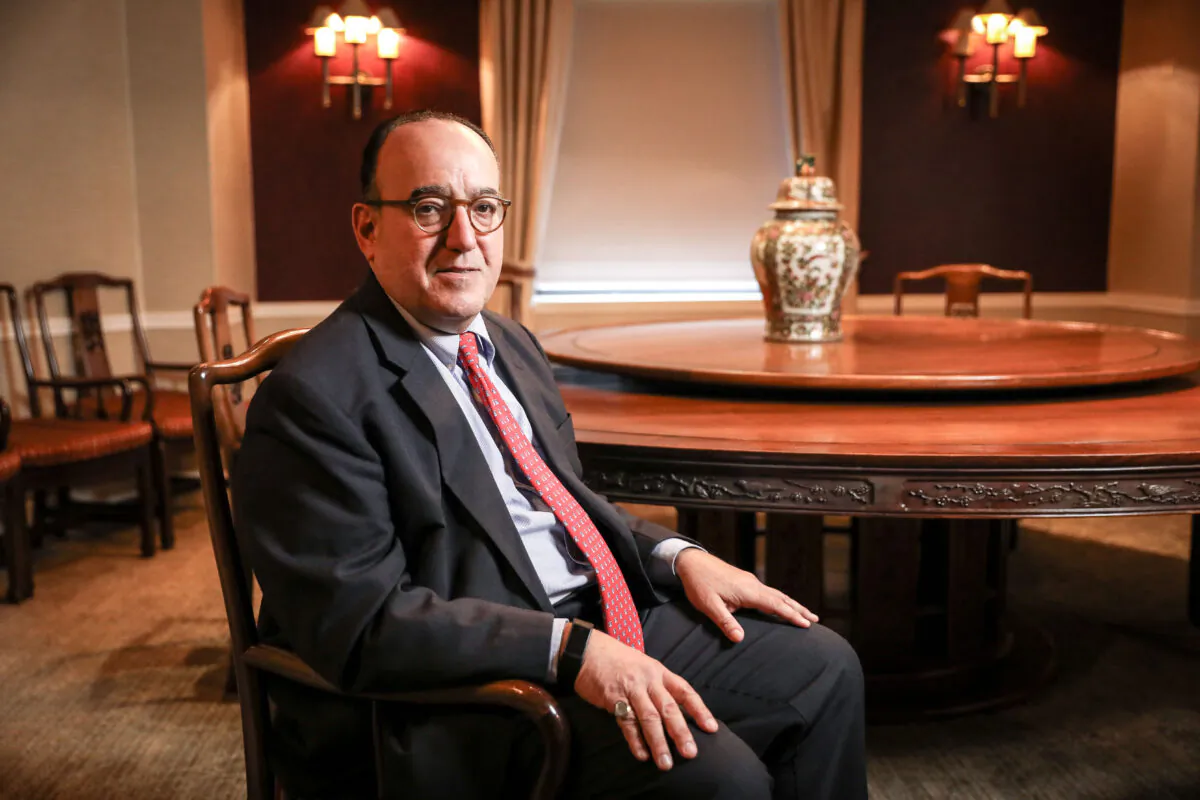 Mike Gonzalez, senior fellow at The Heritage Foundation, in Washington on Sept. 22, 2020. (Samira Bouaou/The Epoch Times)
