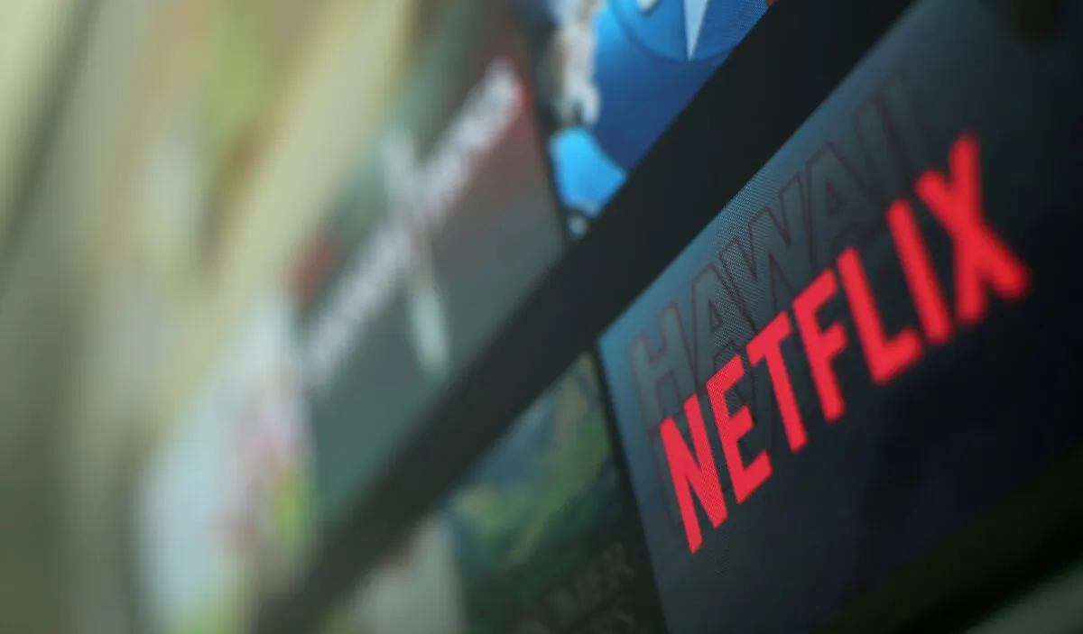 The Netflix logo is pictured on a television in this illustration photograph taken in Encinitas, California, on Jan. 18, 2017. (Mike Blake/Reuters)