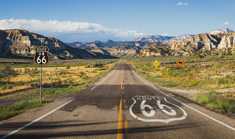 Route 66 used to be known as America’s main street. (Nyokki/Shutterstock)