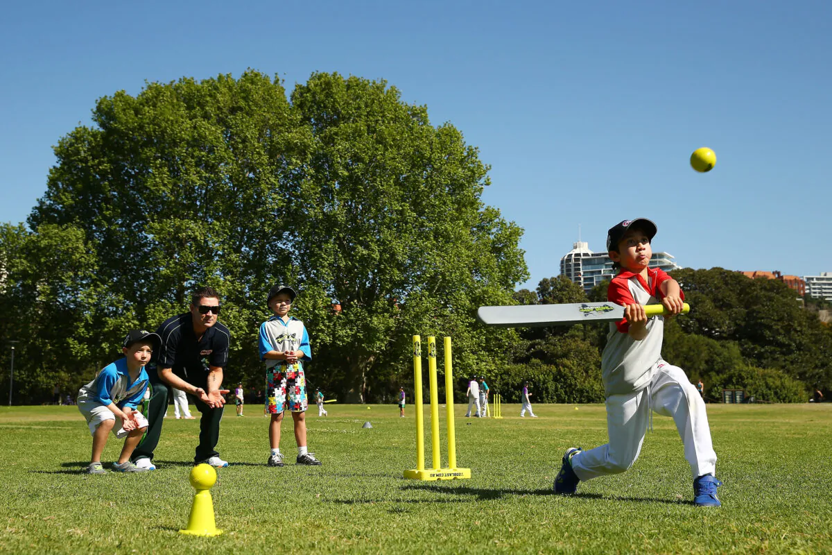 Children playing cricket. (Matt King/Getty Images)