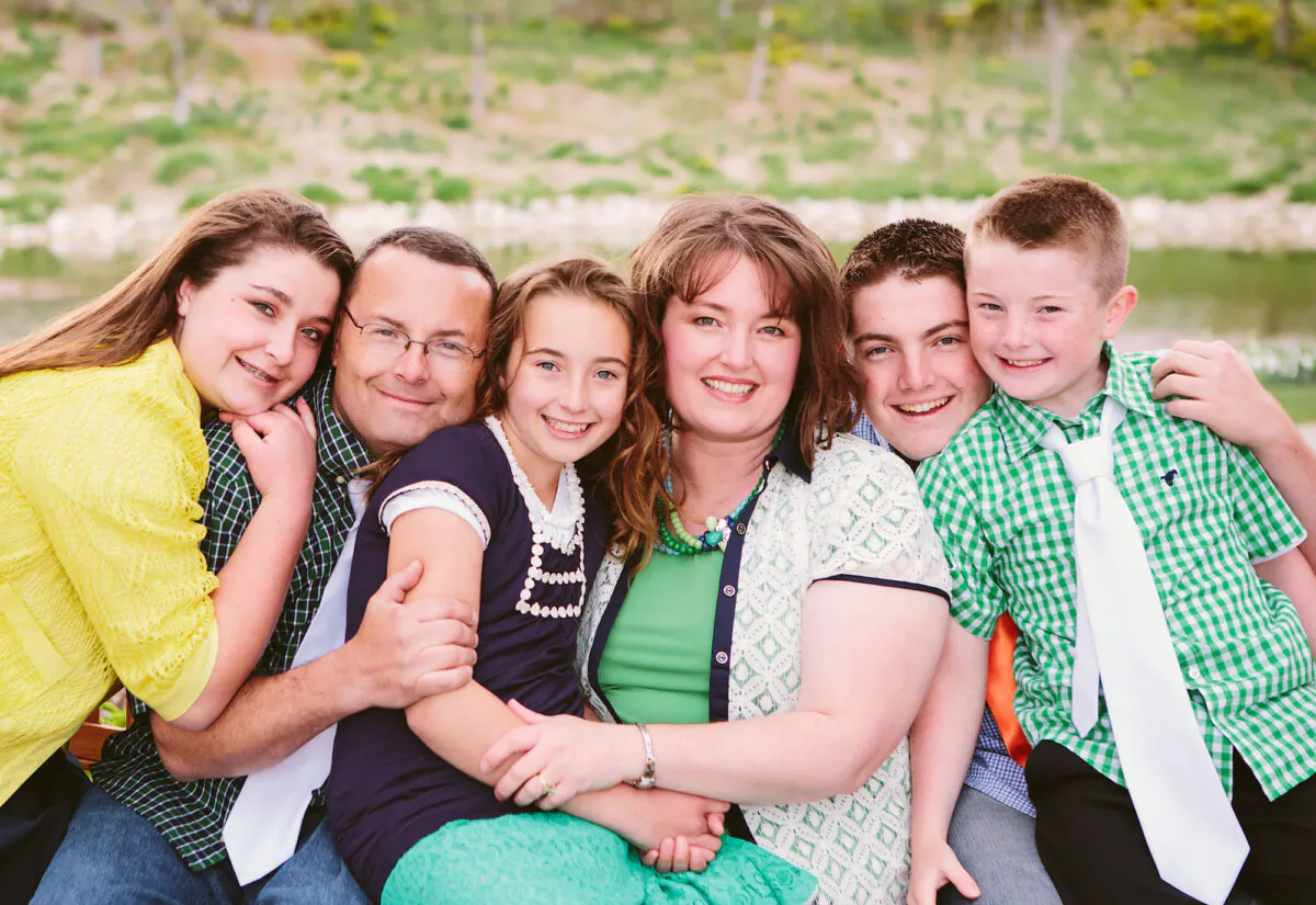 The Pecks in a 2015 family photo. (Candace Ashworth Simpson)