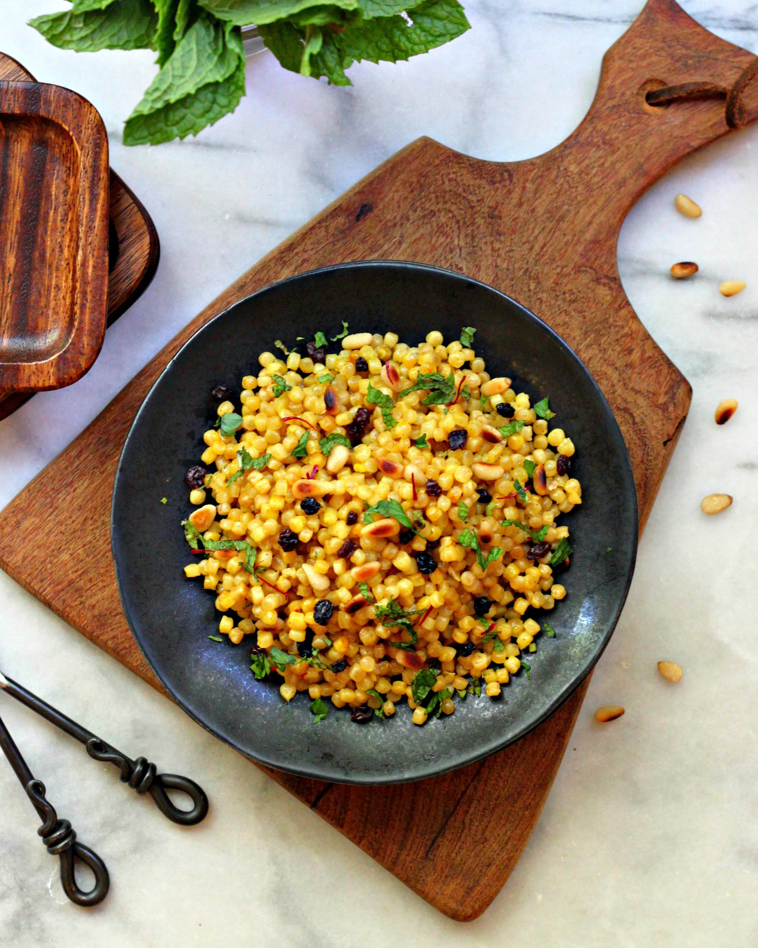Pearl Couscous Pilaf