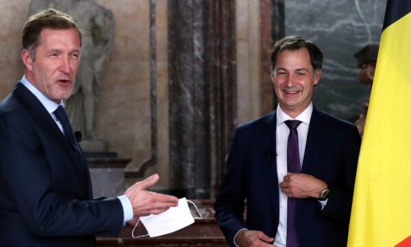Belgian Alexander De Croo and Paul Magnette