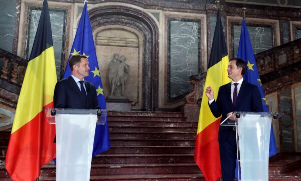 Belgian Alexander De Croo and Paul Magnette
