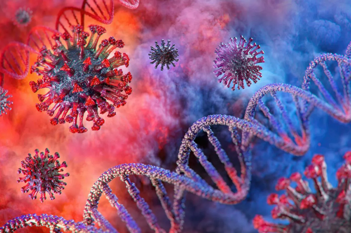 Over 4,000 variants of the CCP virus, also known as SARS-CoV-2 or the novel coronavirus, have been identified across the globe. (Corona Borealis Studio/Shutterstock)