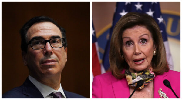 Steven Mnuchin and Nancy Pelosi