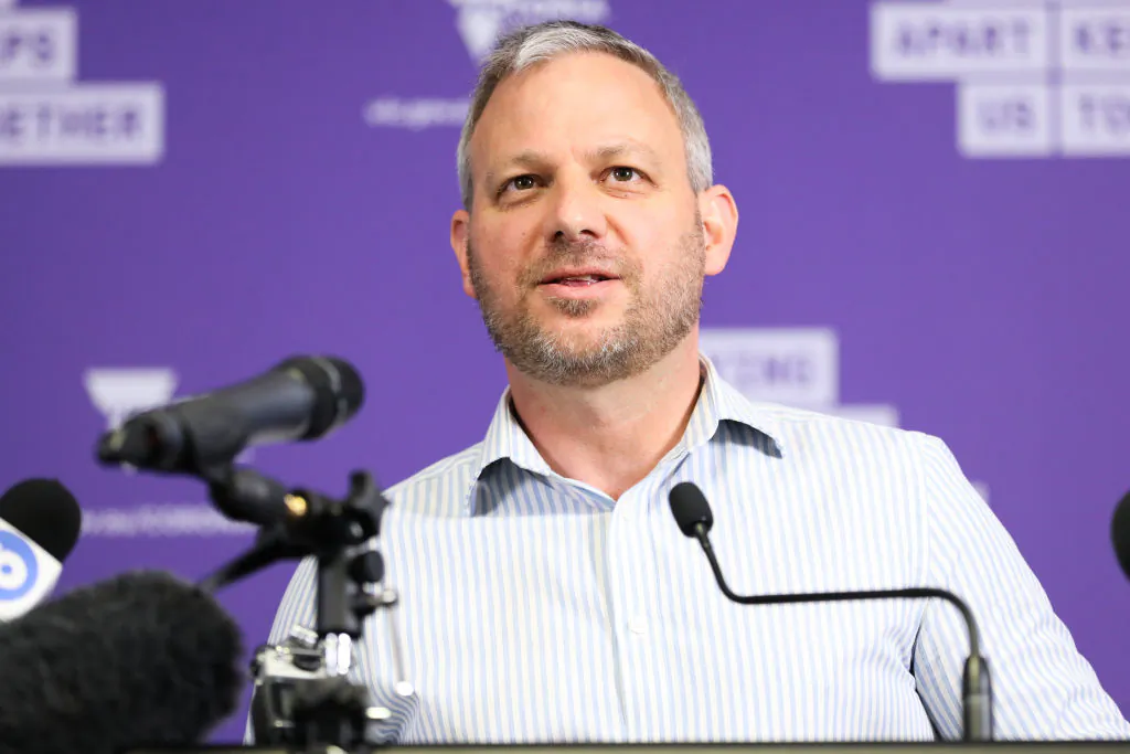 Chief Health Officer Professor Brett Sutton  during a press conference in Melbourne, Australia on Oct. 31, 2020. (Asanka Ratnayake/Getty Images)