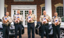 Sheriff and 4 Deputies All Welcome Baby Girls at Same Time, Share Adorable Photoshoot