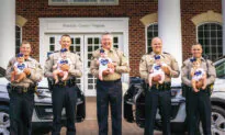 Sheriff and 4 Deputies All Welcome Baby Girls at Same Time, Share Adorable Photoshoot