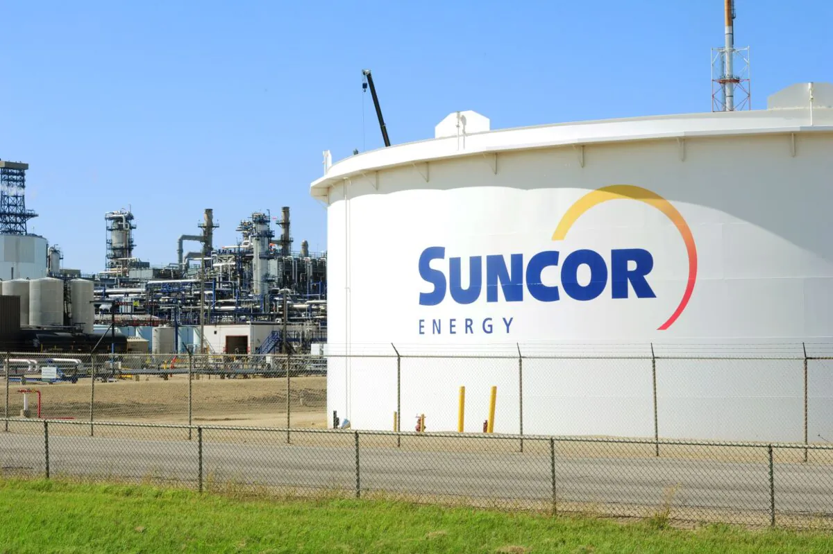Suncor Energy's facility is seen in Sherwood Park, Alberta, Canada, on Aug. 21, 2019. (Reuters/Candace Elliott)