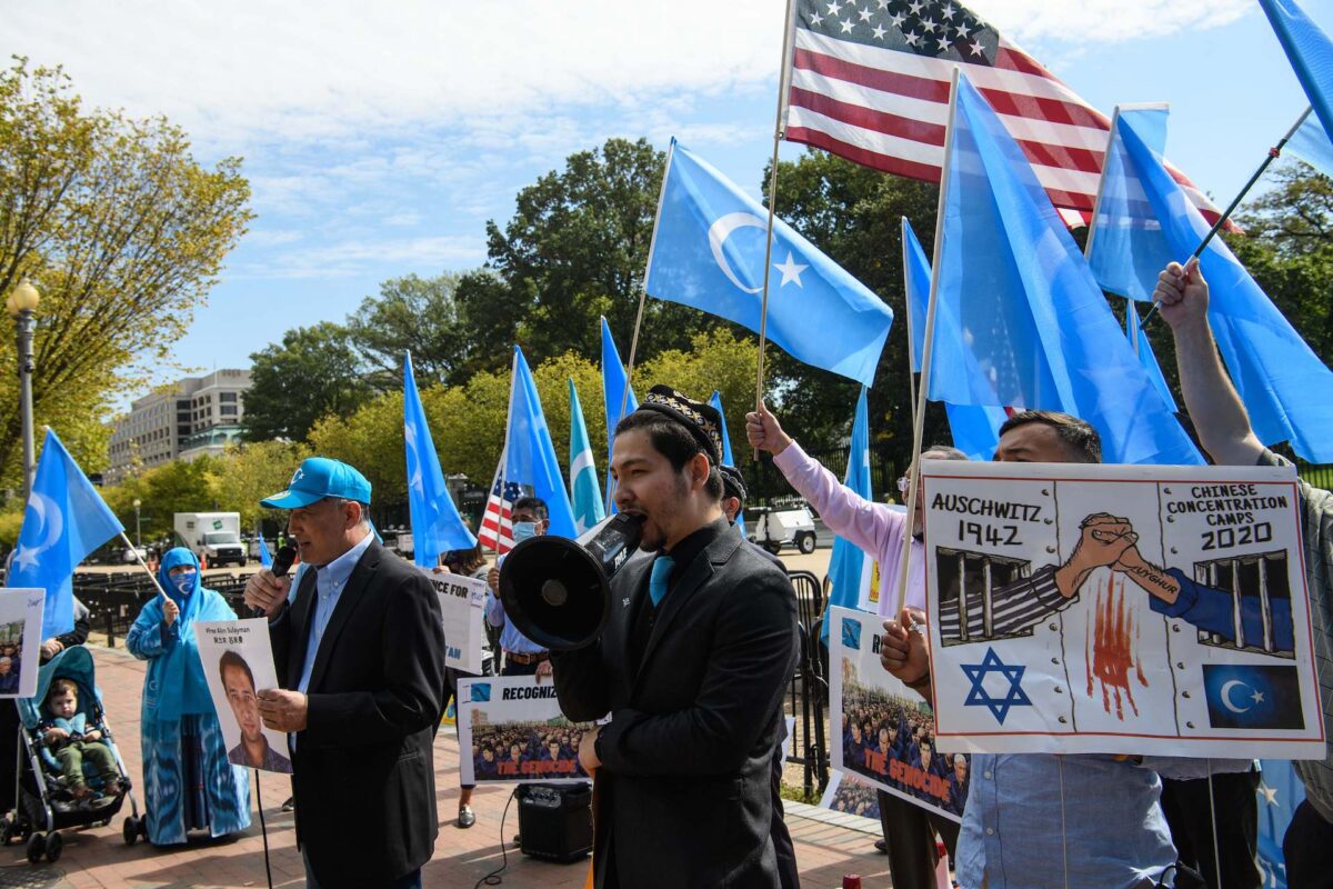 NextImg:LIVE 1 PM ET: Uyghurs Protest CCP’s Surveillance on Anniversary of Massacre