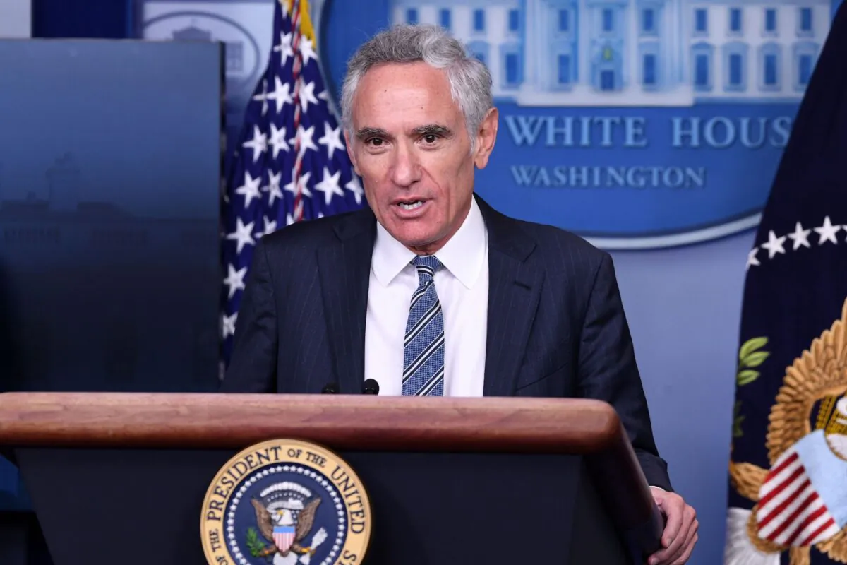 White House coronavirus adviser Dr. Scott Atlas speaks during a press conference in the Brady Press Briefing Room at the White House in Washington, Sept. 18, 2020. (Saul Loeb/AFP via Getty Images)