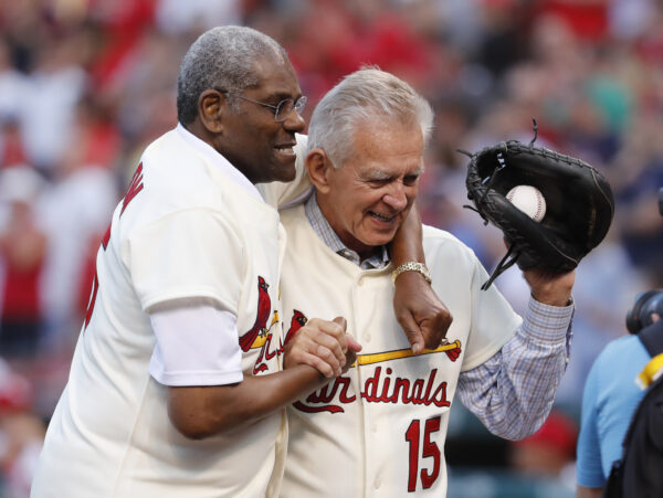 Bob Gibso and Tim McCarver