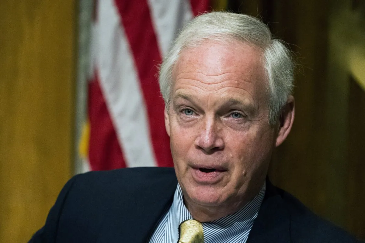 Senate Homeland Security and Governmental Affairs Chairman Ron Johnson (R-Wis.) speaks in Washington on Sept. 16, 2020. (Manuel Balce Ceneta/AP Photo)