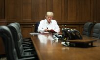 White House Releases Photos of Trump Working at Walter Reed