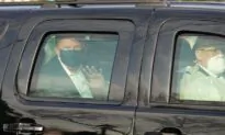 Trump Surprises Supporters, Appears Outside Hospital