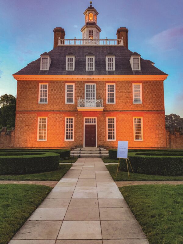 Governors Palace at dusk