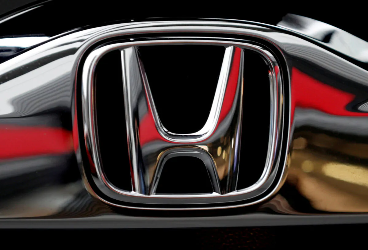 Honda's logo on its Modulo model at its showroom at its headquarters in Tokyo, Japan, on Feb. 19, 2019. (Kim Kyung-hoon/Reuters, File Photo)