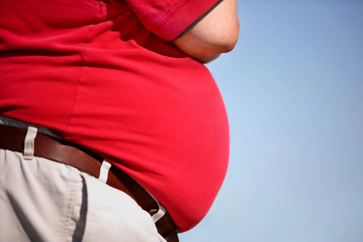Expectant fathers should also watch their weight, researchers say. (Suzanne Tucker/Shutterstock)