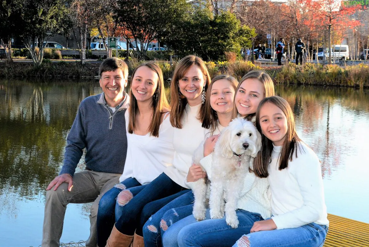 Kari Kampakis with her family. (Courtesy of Kari Kampakis)