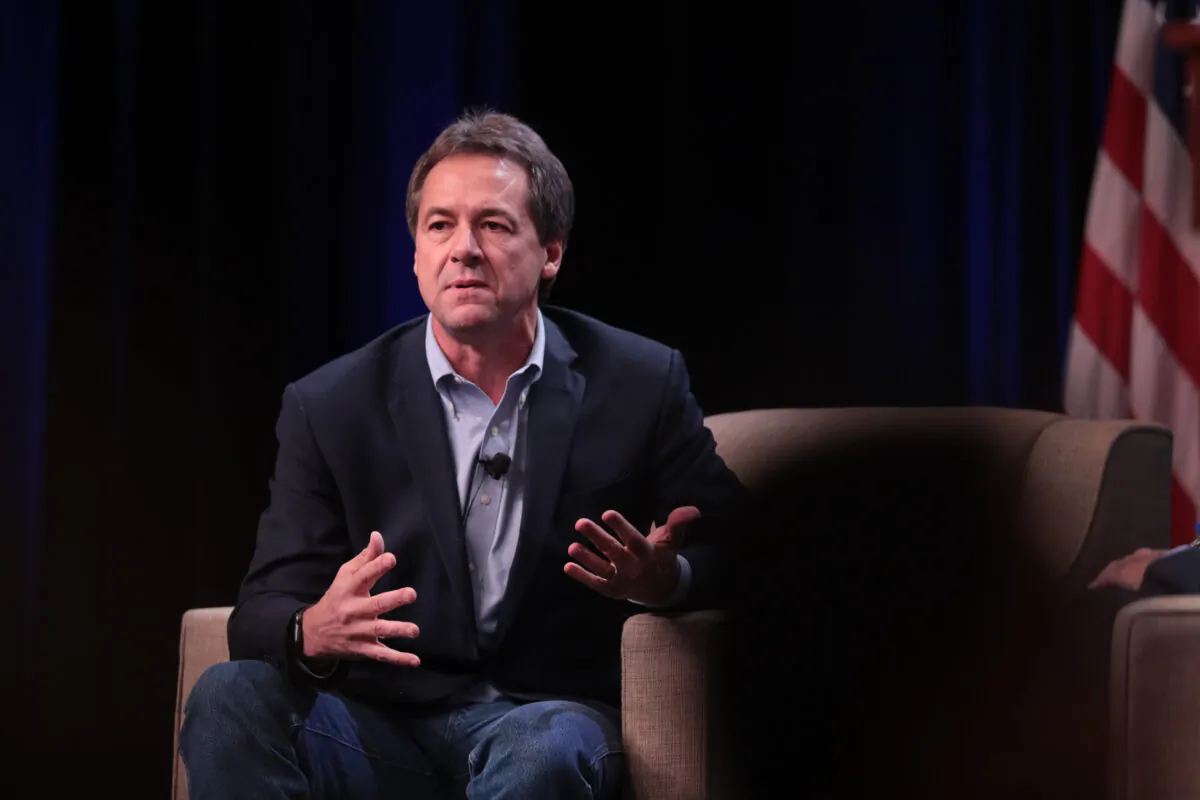 Democratic presidential candidate Montana Gov. Steve Bullock speaks at a 2020 presidential candidate forum in Altoona, Iowa, on Oct. 13, 2019. (Scott Olson/Getty Images)