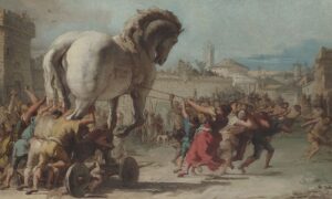 Facing the Fate of the Trojan Horse: 'The Procession of the Trojan Horse in Troy'