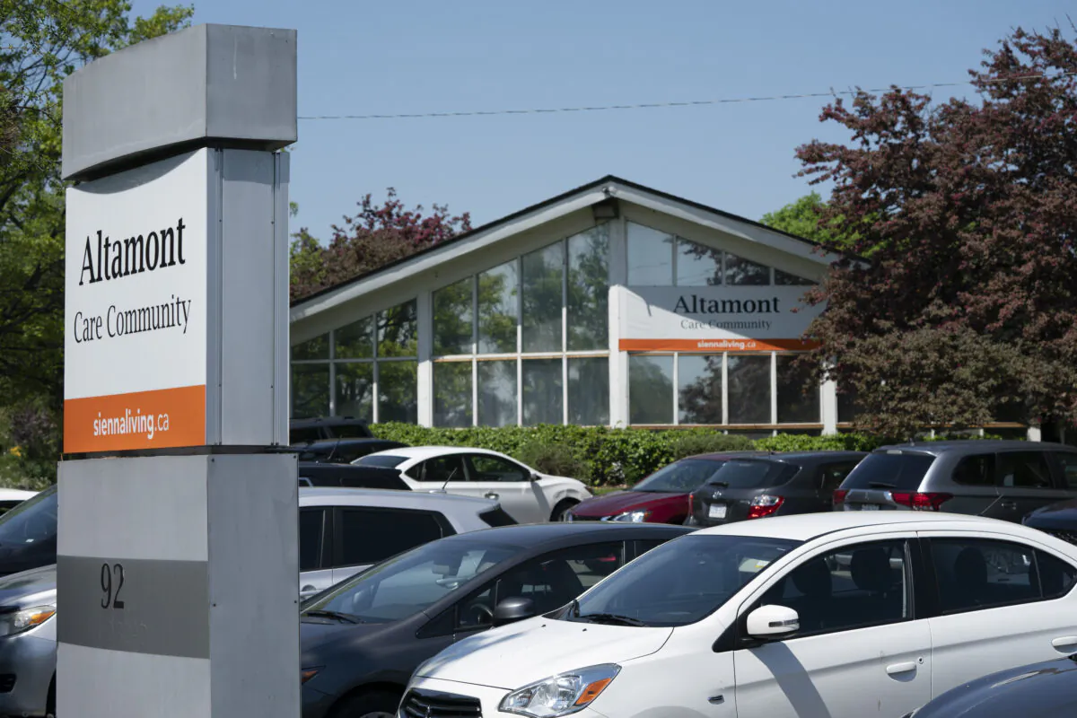 The Altamont Care Community long-term care home, where more than 50 people died after contracting COVID-19, is shown in Toronto on May 26, 2020. (The Canadian Press/Frank Gunn)