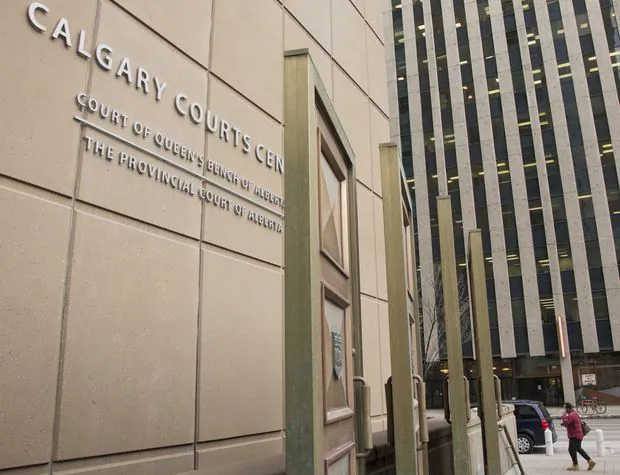 The Calgary Courts Centre on March 11, 2019. (The Canadian Press/Jeff Mcintosh)