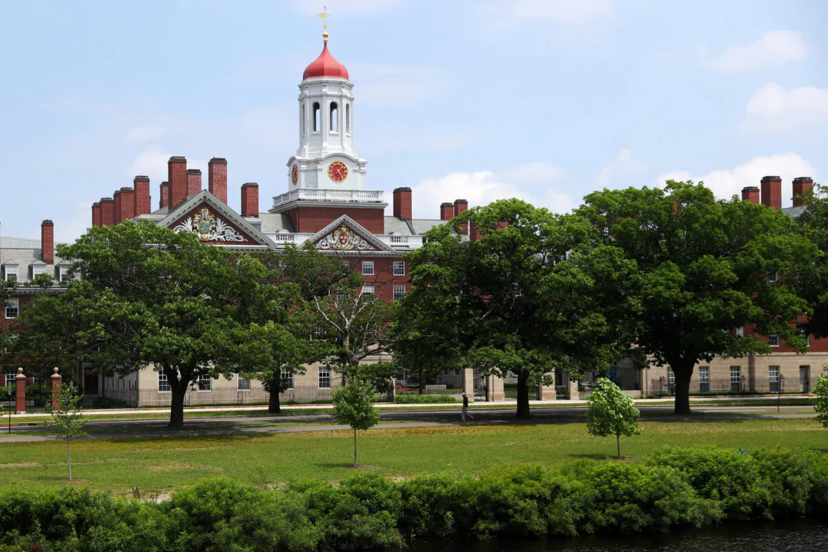 The campus of Harvard University in Cambridge, Mass., on July 8, 2020. (Maddie Meyer/Getty Images)