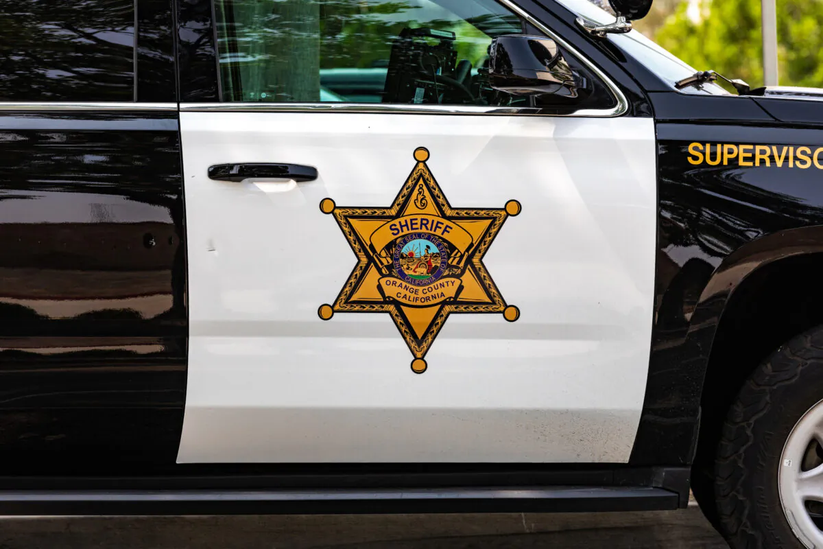 An Orange County Sheriff's Department vehicle is parked at the Saddleback Station on Sept. 14, 2020. (John Fredricks/The Epoch Times)