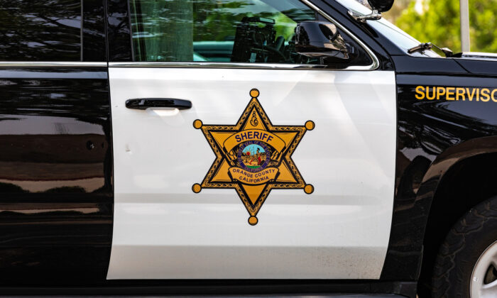 An Orange County Sheriff's Department vehicle is parked at the Saddleback Station on Sept. 14, 2020. (John Fredricks/The Epoch Times)